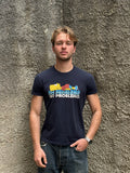 T-shirt Bart Simpson “No Problemo” Blu Navy