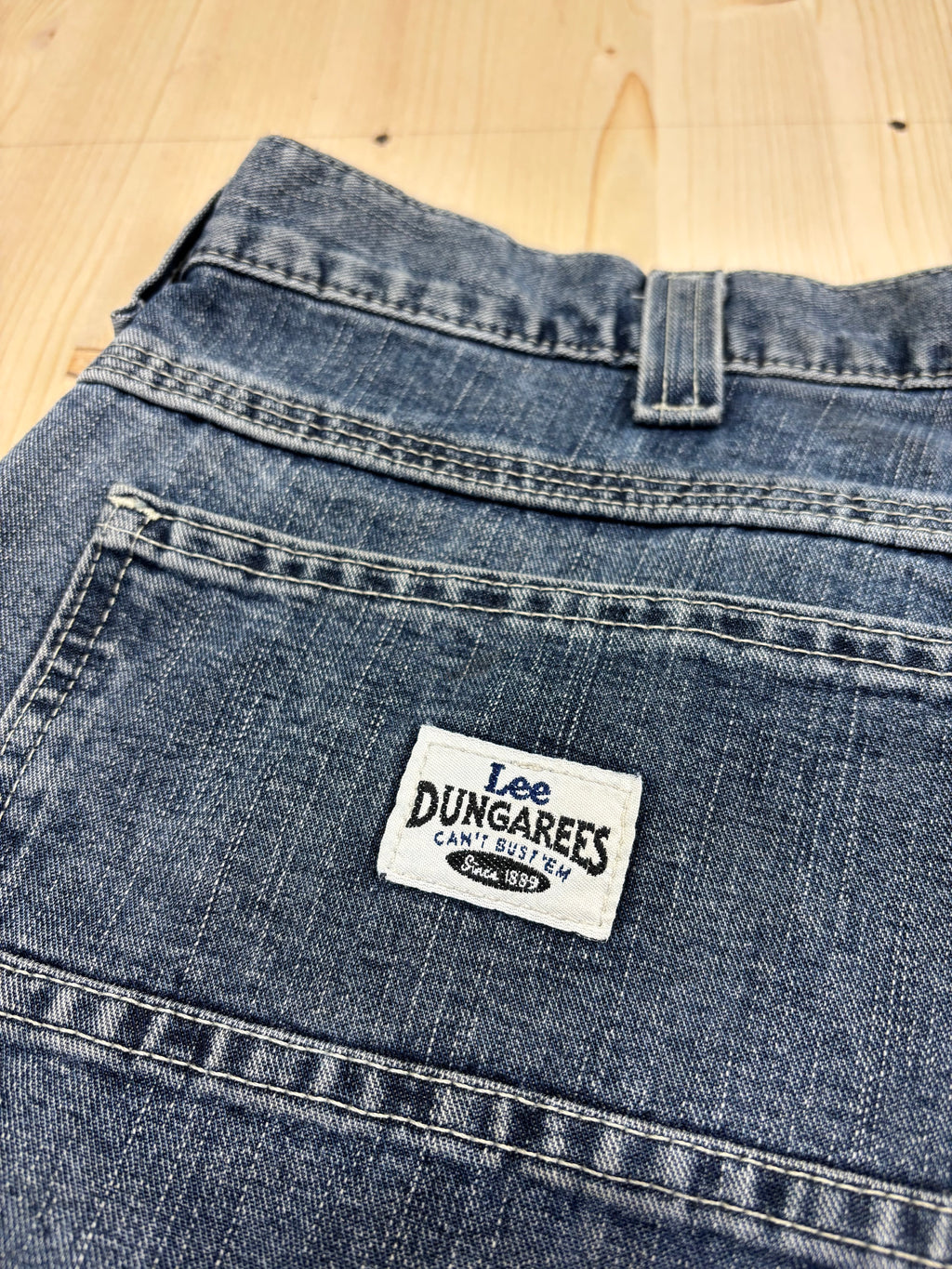 Bermuda Vintage Denim Carpenter Lee Dungarees