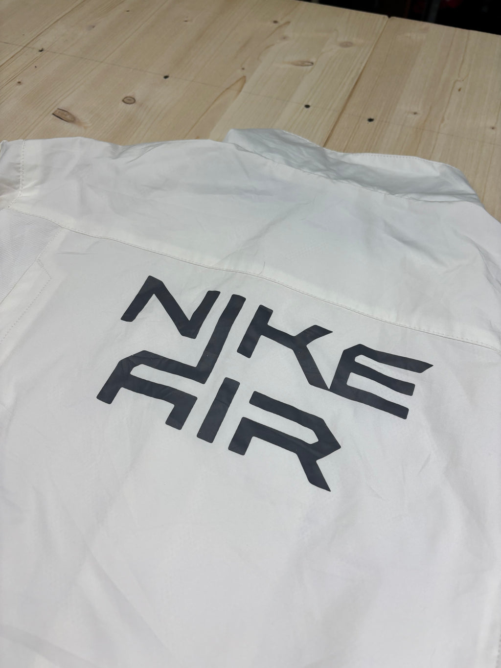 Nike Air White Full Zip Windbreaker Jacket