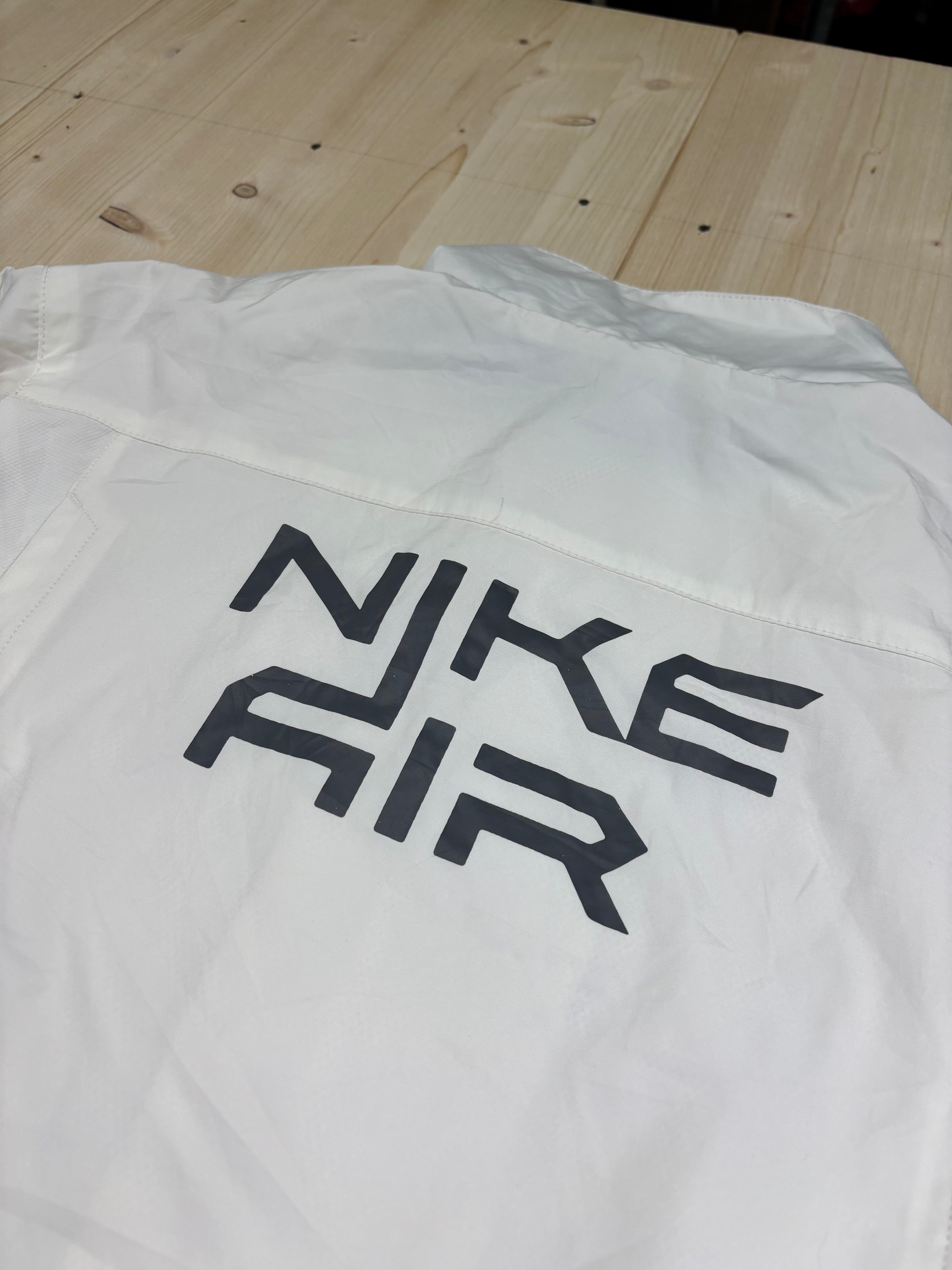 Nike Air White Full Zip Windbreaker Jacket