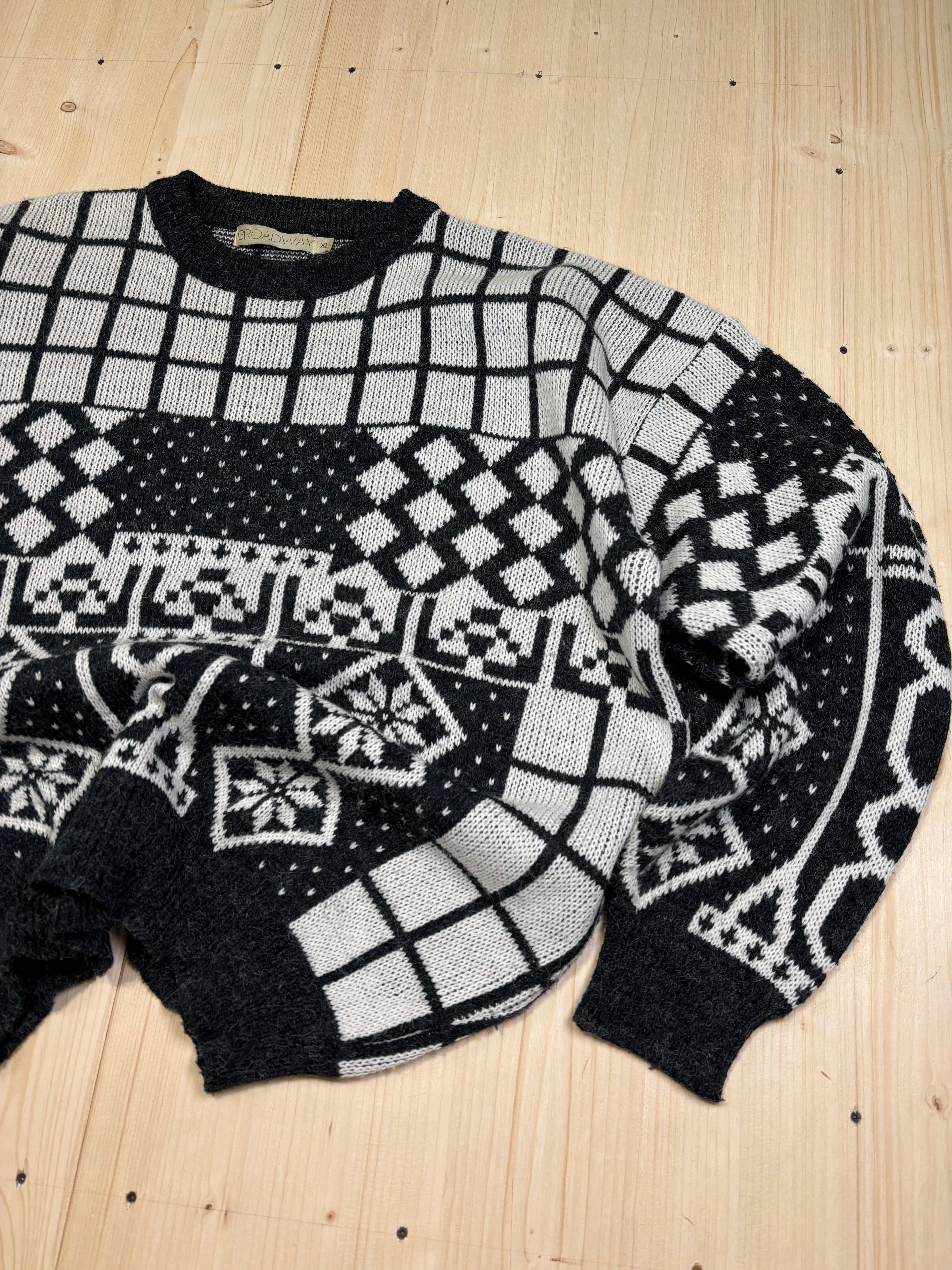 Maglione Vintage 90s Jacquard