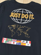 T-shirt Nike Just Do It World Tour Nera