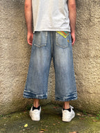 Bermuda Vintage ROCAWEAR Denim Baggy Ricamato