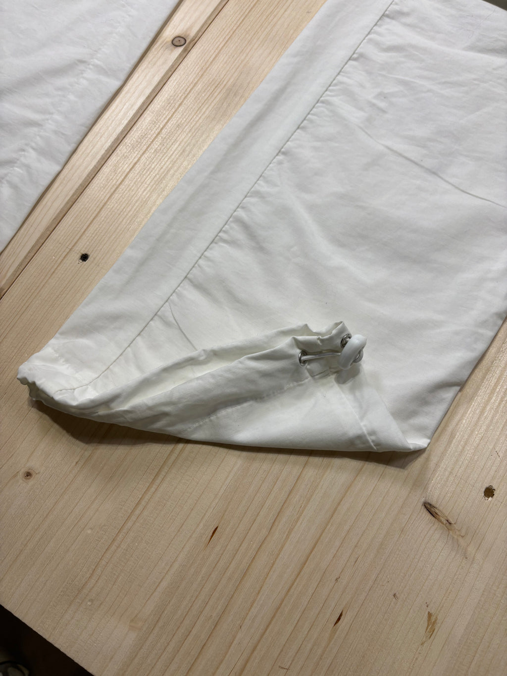 Pantalone Cargo Donna Bianco Vintage