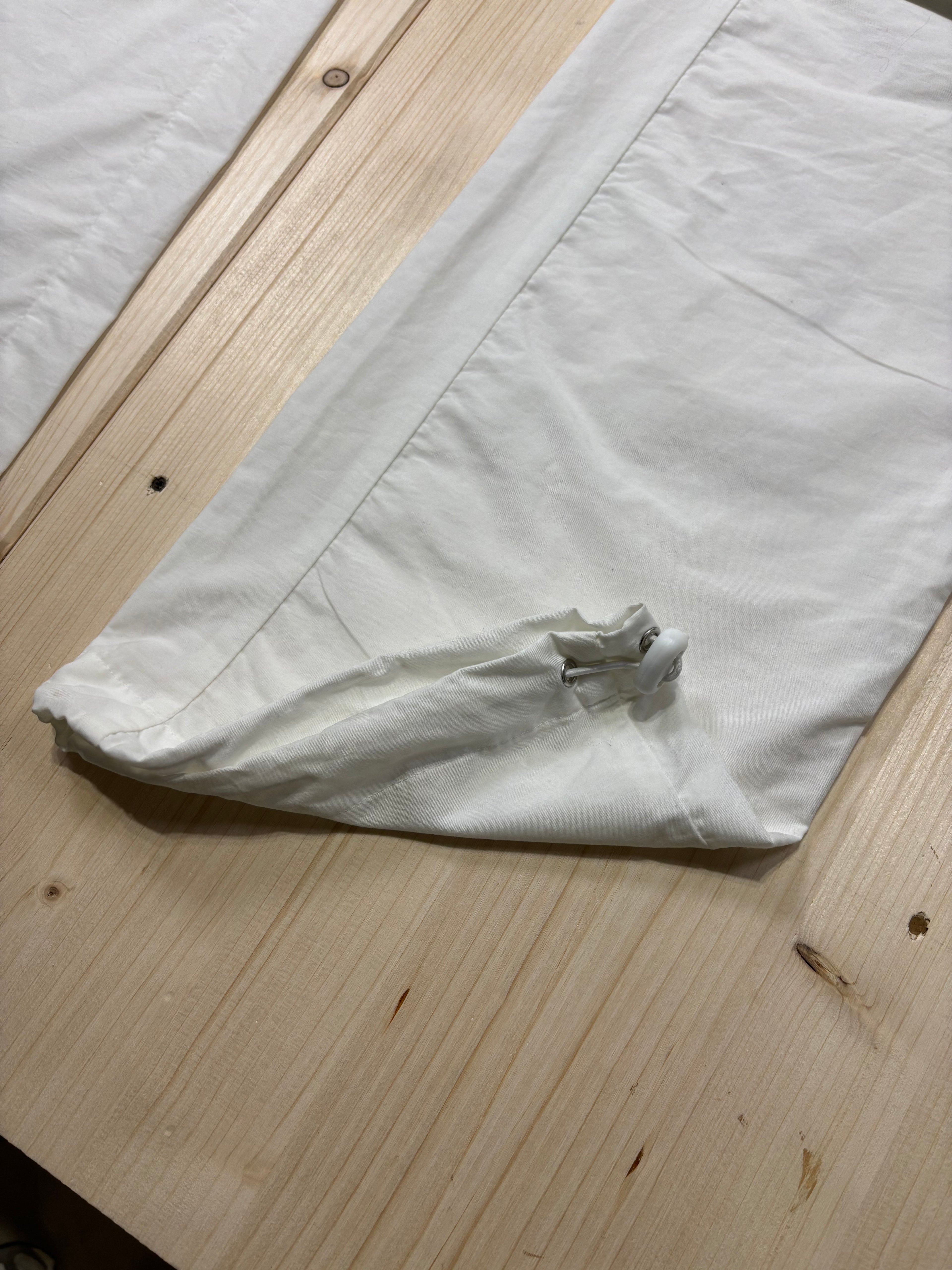 Pantalone Cargo Donna Bianco Vintage