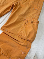 Pantalone Cargo Donna Arancione Vita Bassa / Y2K