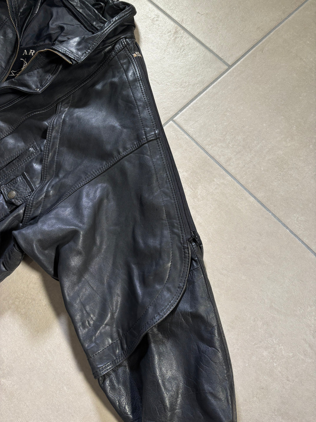 Leather Bomber 80s Vintage