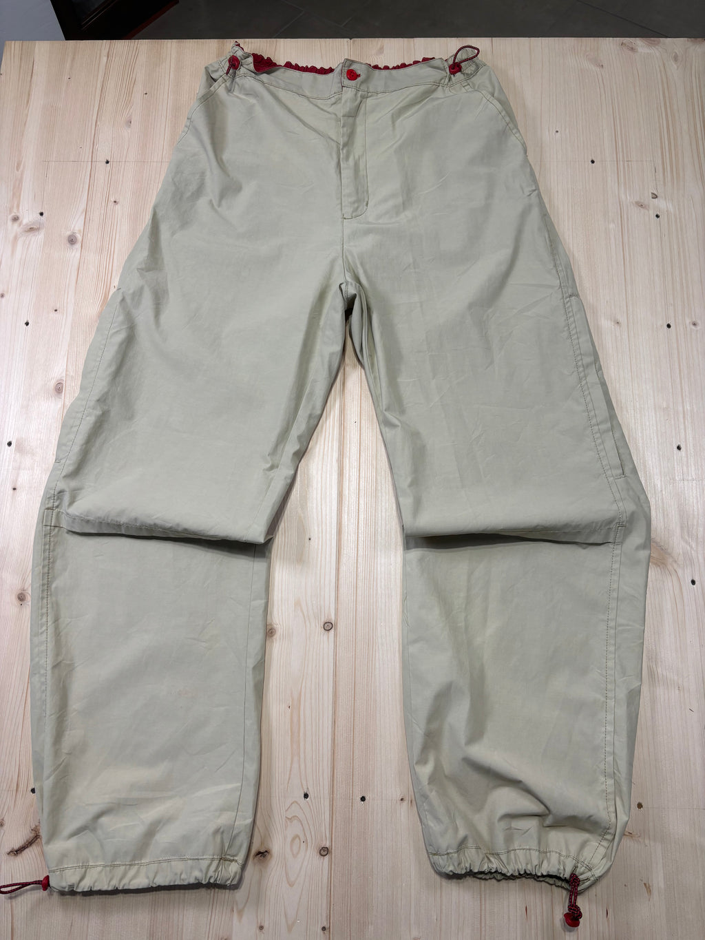 Invicta Vintage Track Pants Beige Loose Fit