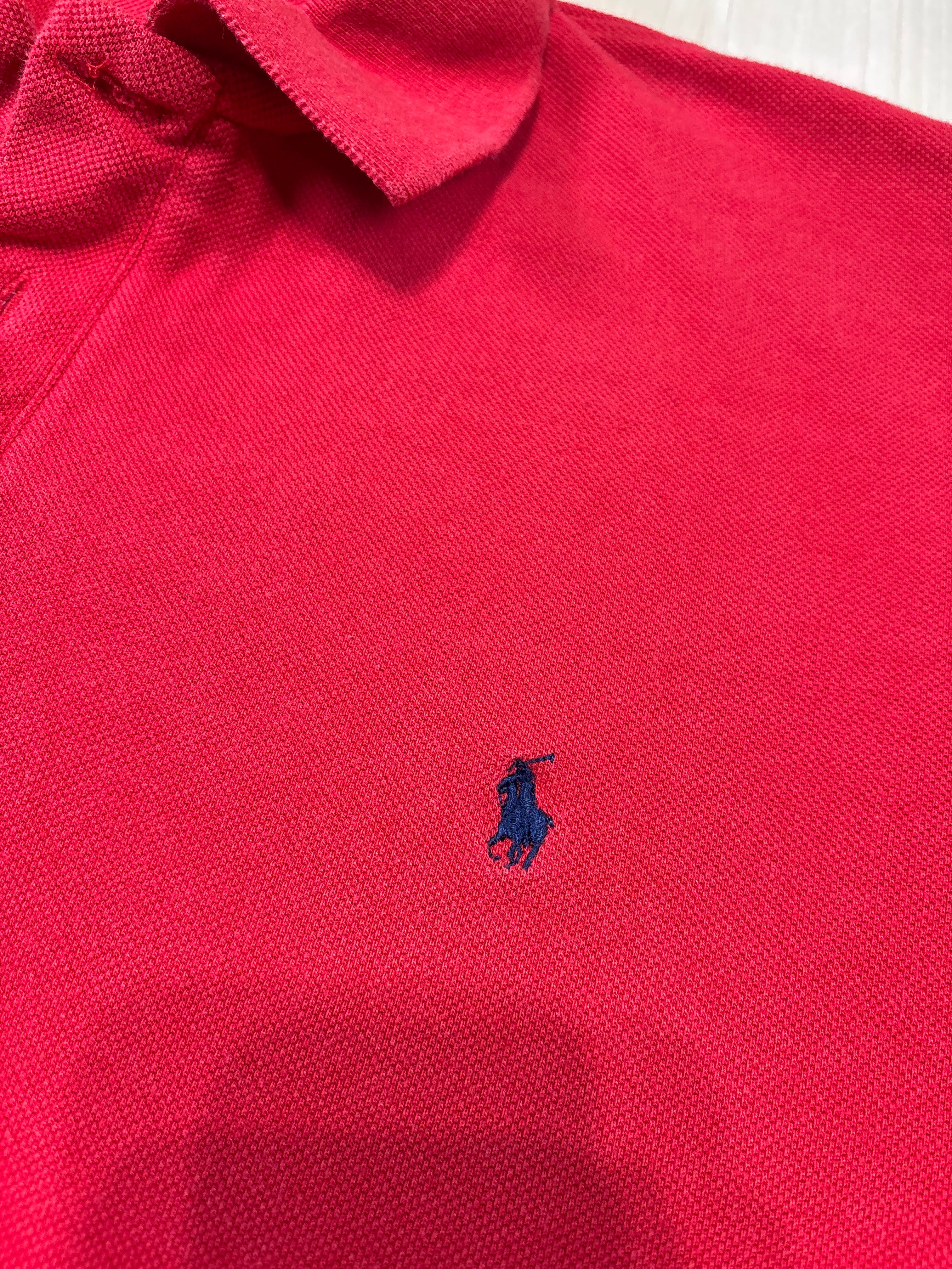 Polo Ralph Lauren Uomo Rossa con Logo Ricamato Blu – Regular Fit