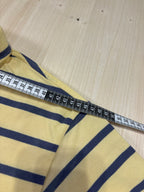Polo Ralph Lauren Uomo Gialla a Righe Blu con Logo Ricamato