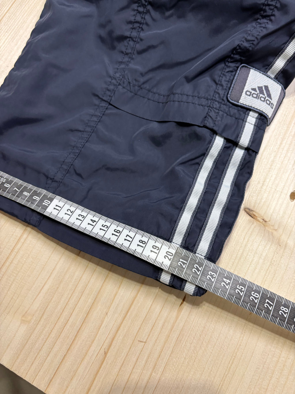 Adidas Vintage Track Pants Blu Navy Loose Fit