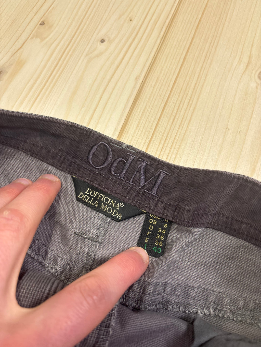 Minigonna Officina della Moda a Quadri Donna