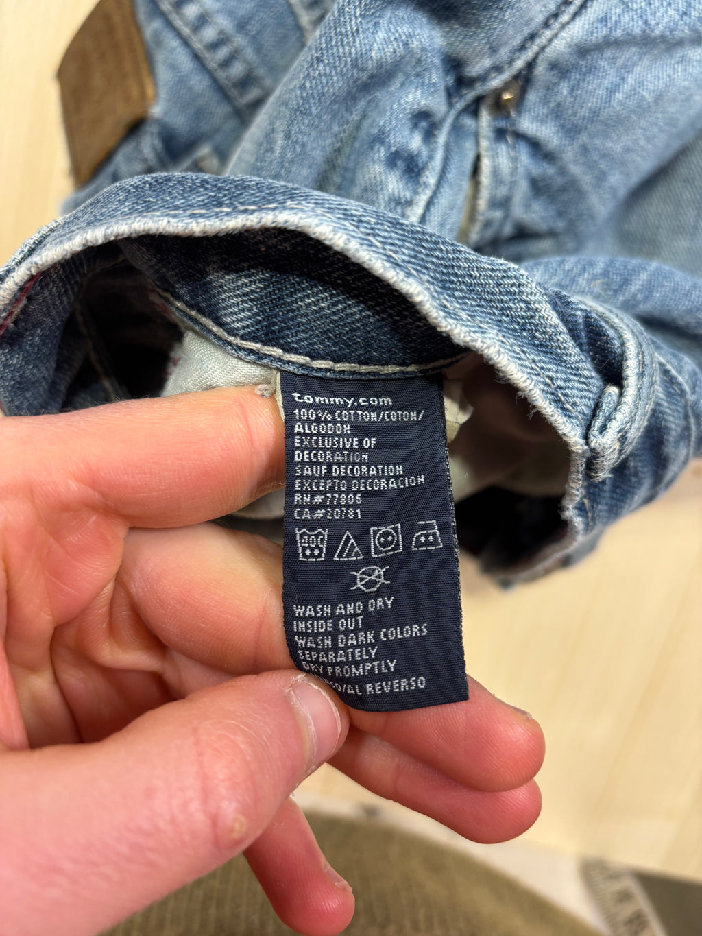 Bermuda Vintage Denim Carpenter Tommy Hilfiger