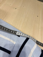 Polo Lacoste Uomo Azzurro Chiaro a Righe Orizzontali con Logo