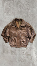 Bomber Vintage 80s in Pelle