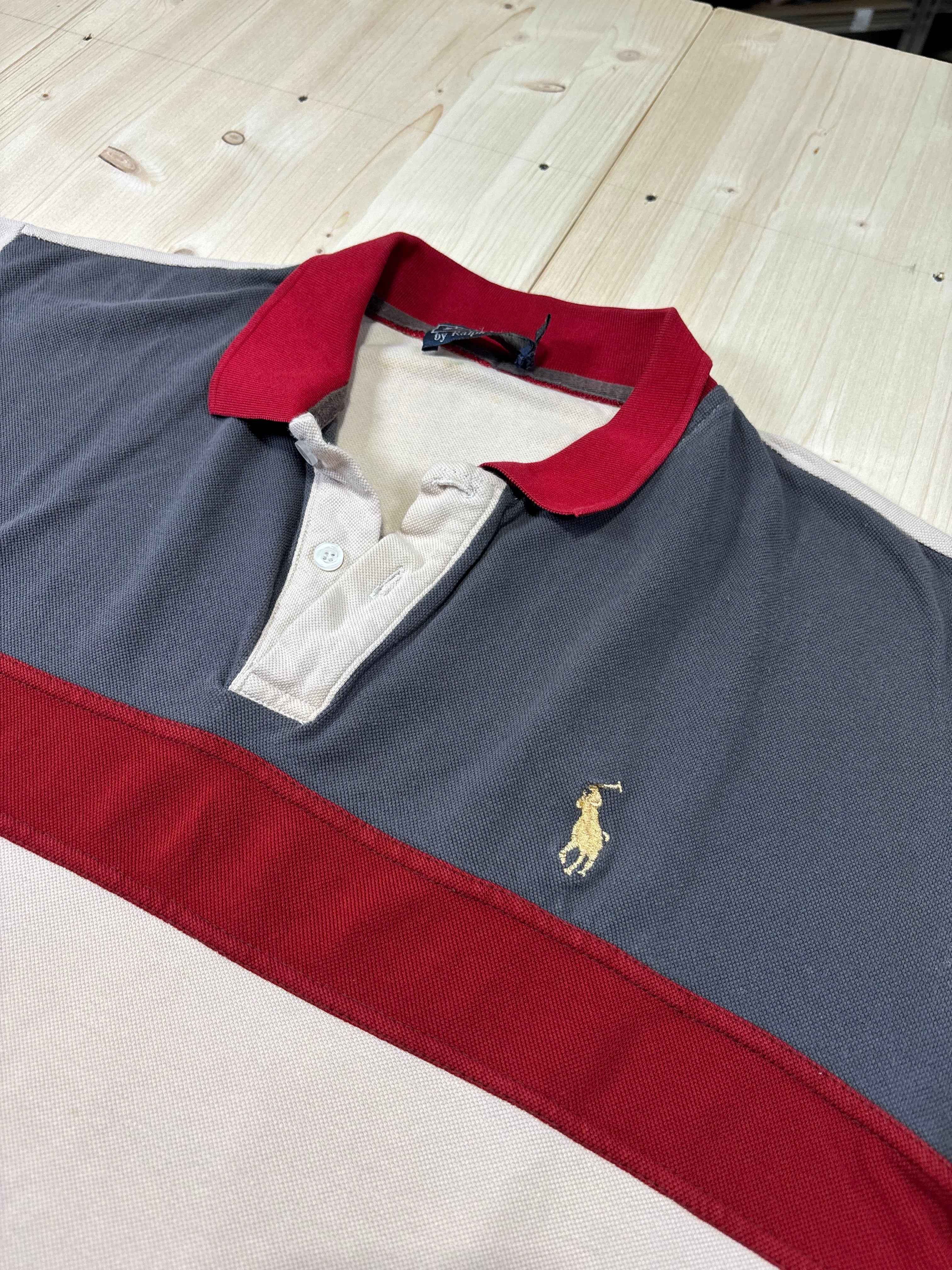 Polo Ralph Lauren Uomo Multicolor Color Block in Cotone con Logo