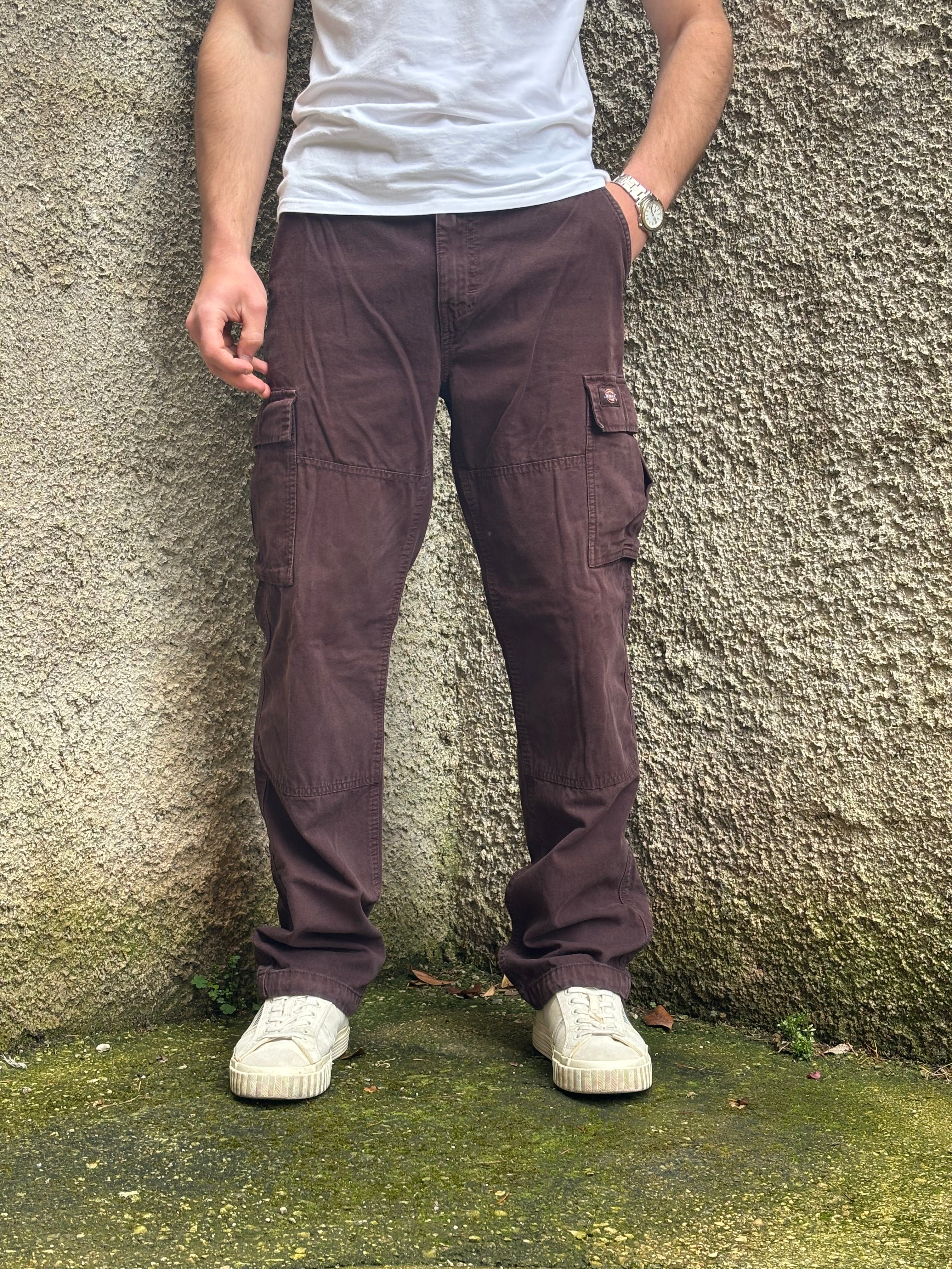 Dickies Dark Brown Cargo Pants Utility Fit