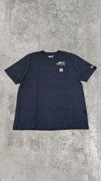 Carhartt Pocket T-Shirt Navy With Work Logo
