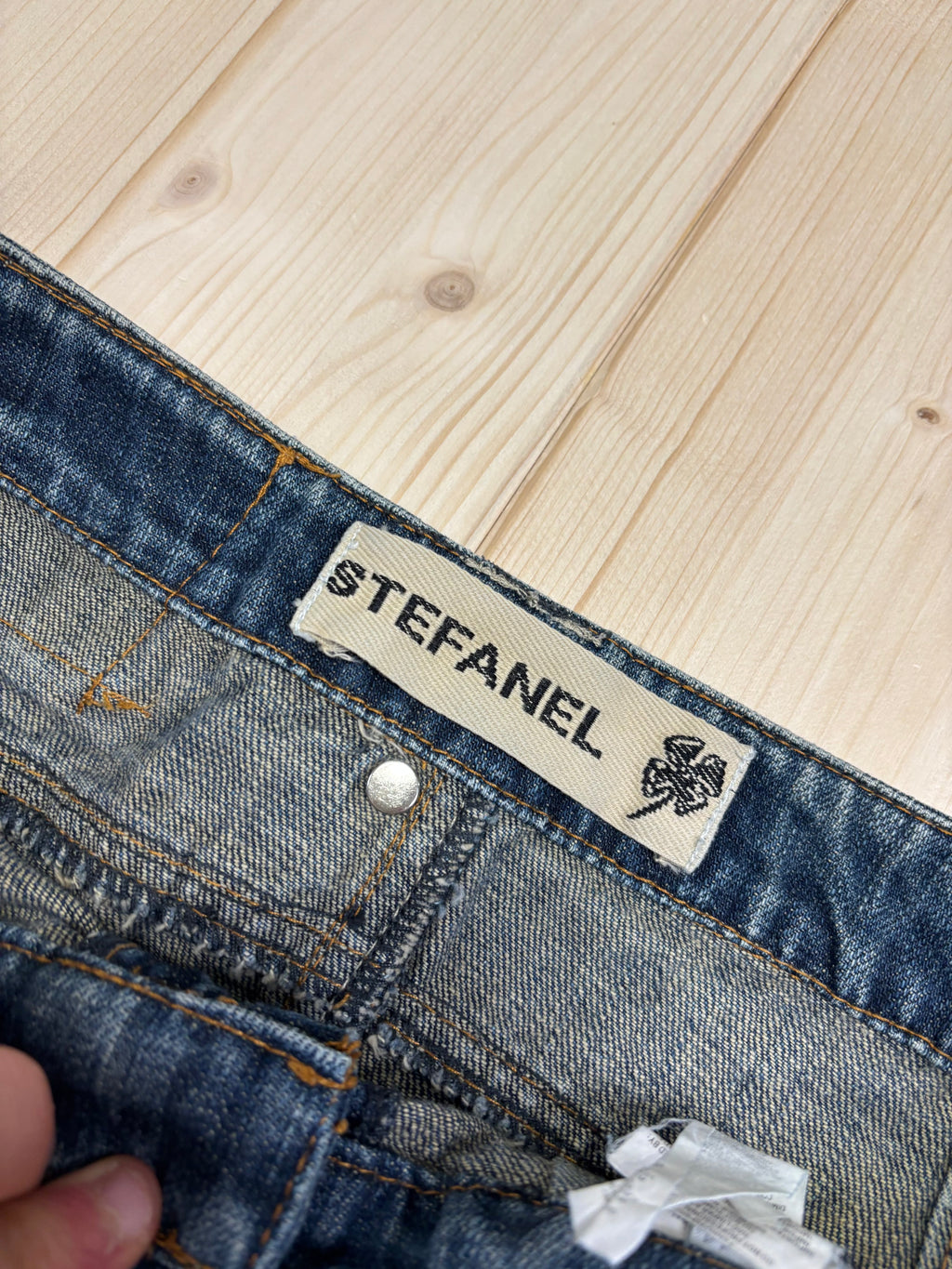 Gonna Loungette Denim Stefanel Vintage Donna