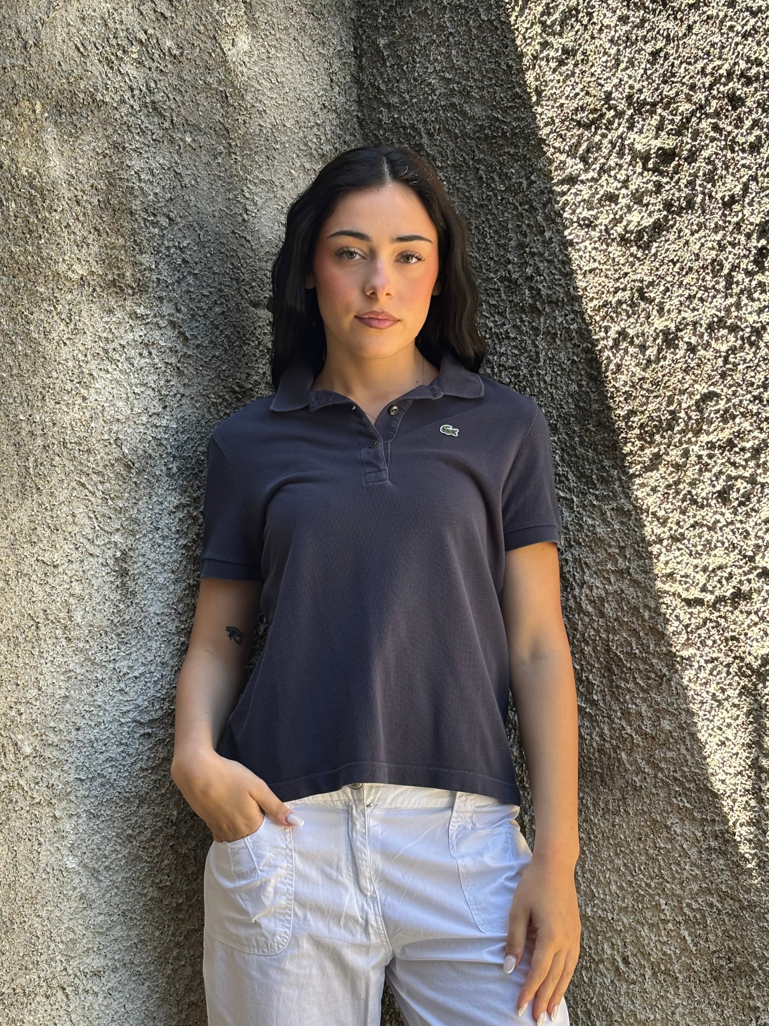 Titolo: Polo Lacoste Vintage Donna - Grigio Antracite
