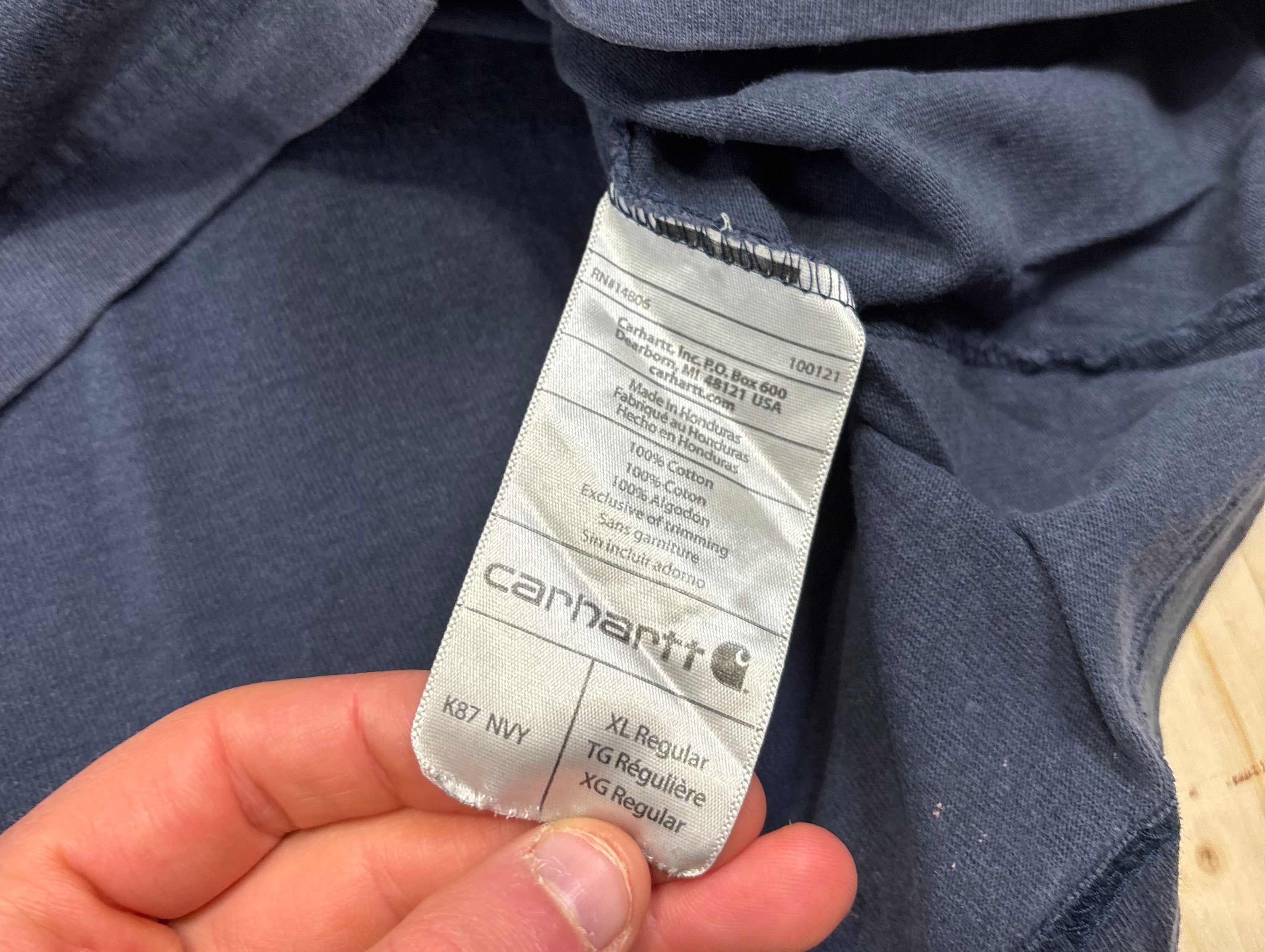 Carhartt Pocket T-Shirt Washed Navy