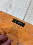 Pantalone Cargo Donna Arancione Vita Bassa / Y2K