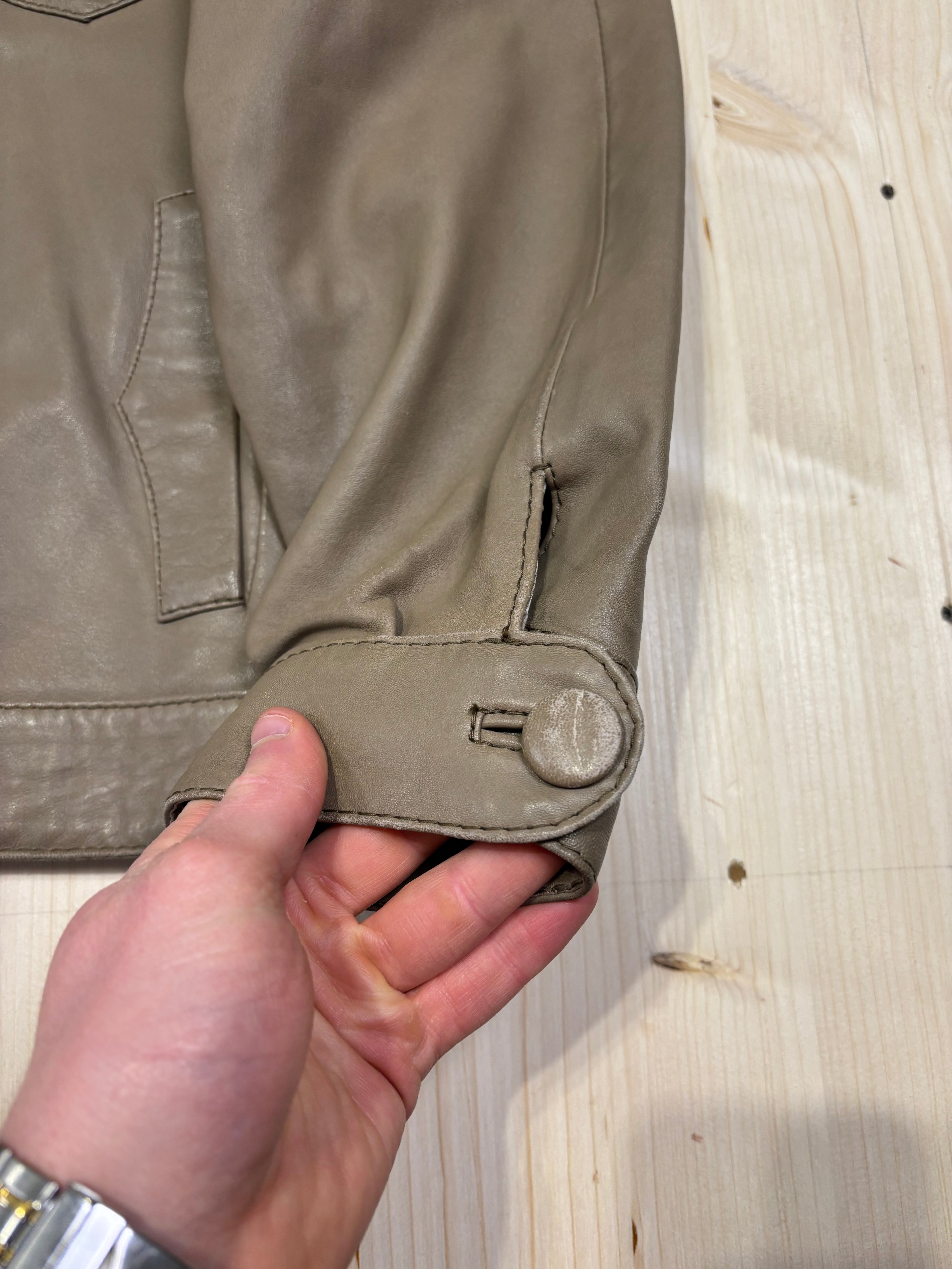 Giubbotto Vintage in Pelle Artigianale - Made in German