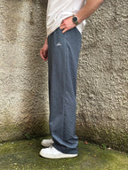 Adidas Vintage Track Pants Grigio Loose Fit