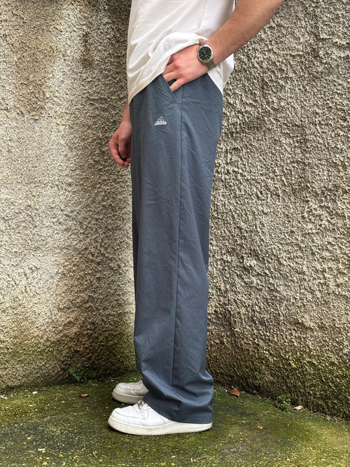 Adidas Vintage Track Pants Grigio Loose Fit