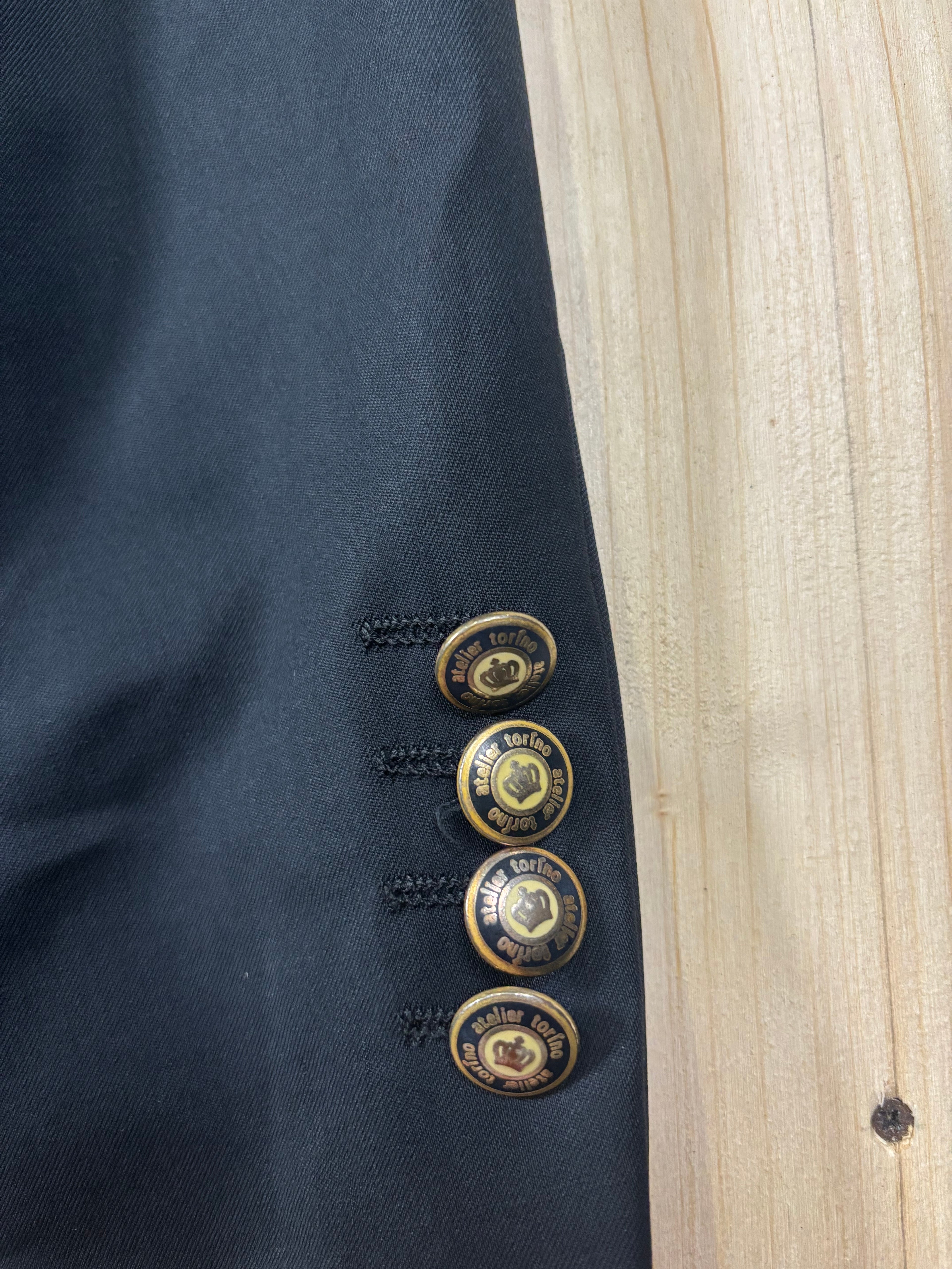 Vintage Italian Navy Blazer – Lanificio F.lli Cerruti Super 110’s Wool