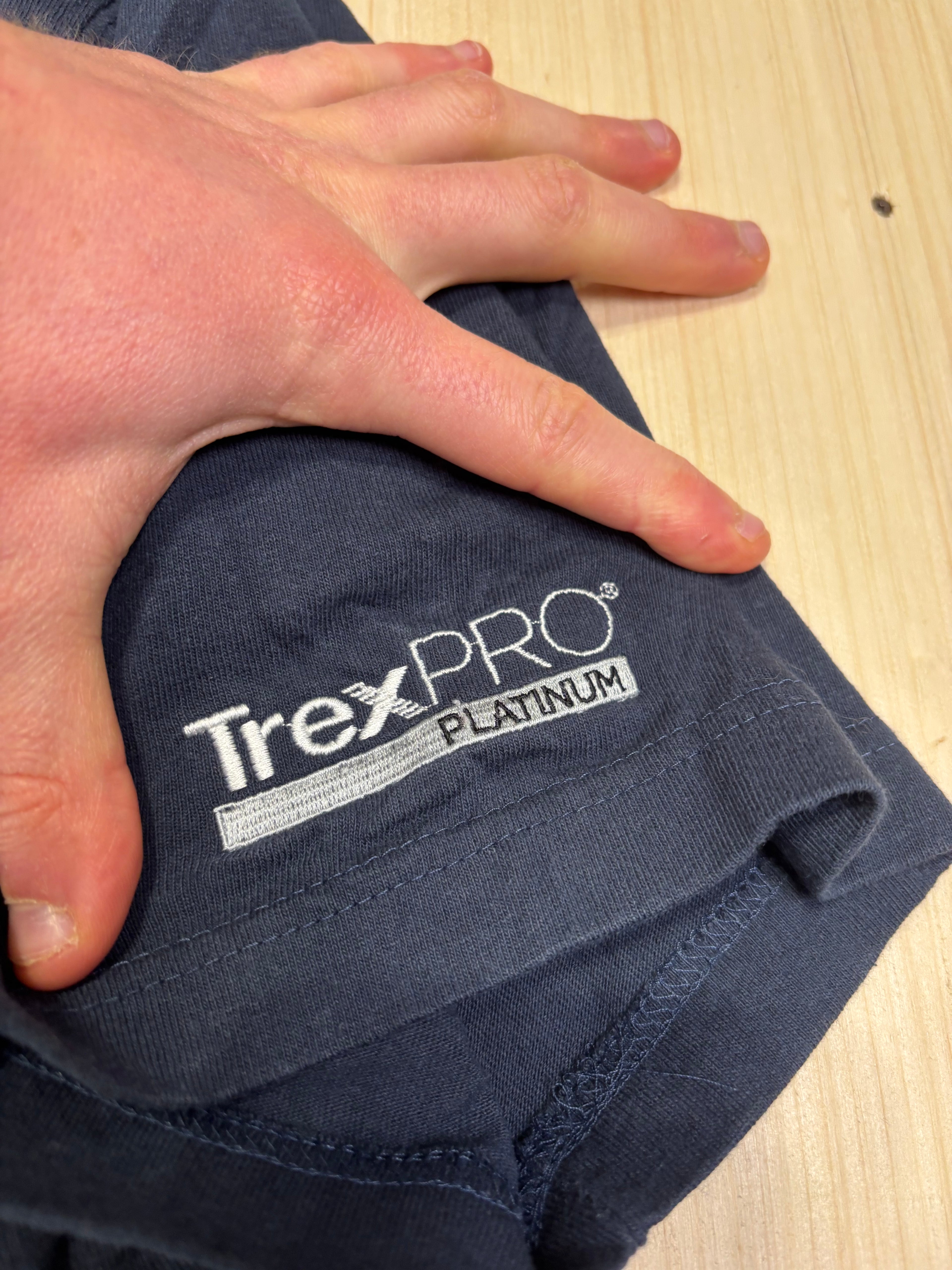 Carhartt Pocket T-Shirt Navy With Work Logo