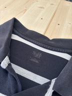 Polo Nike Uomo Nera a Righe con Logo Ricamato – Regular Fit