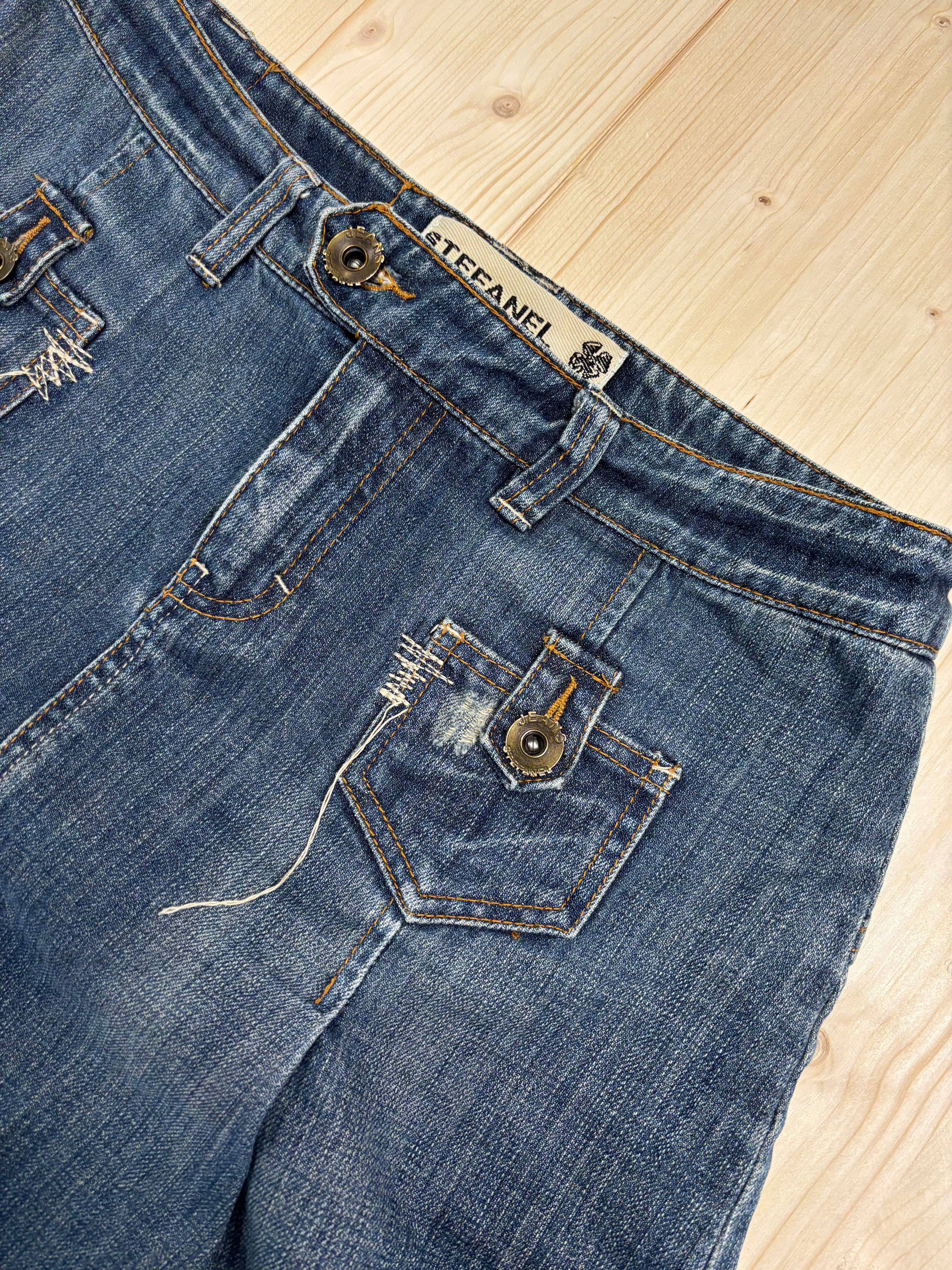 Gonna Loungette Denim Stefanel Vintage Donna