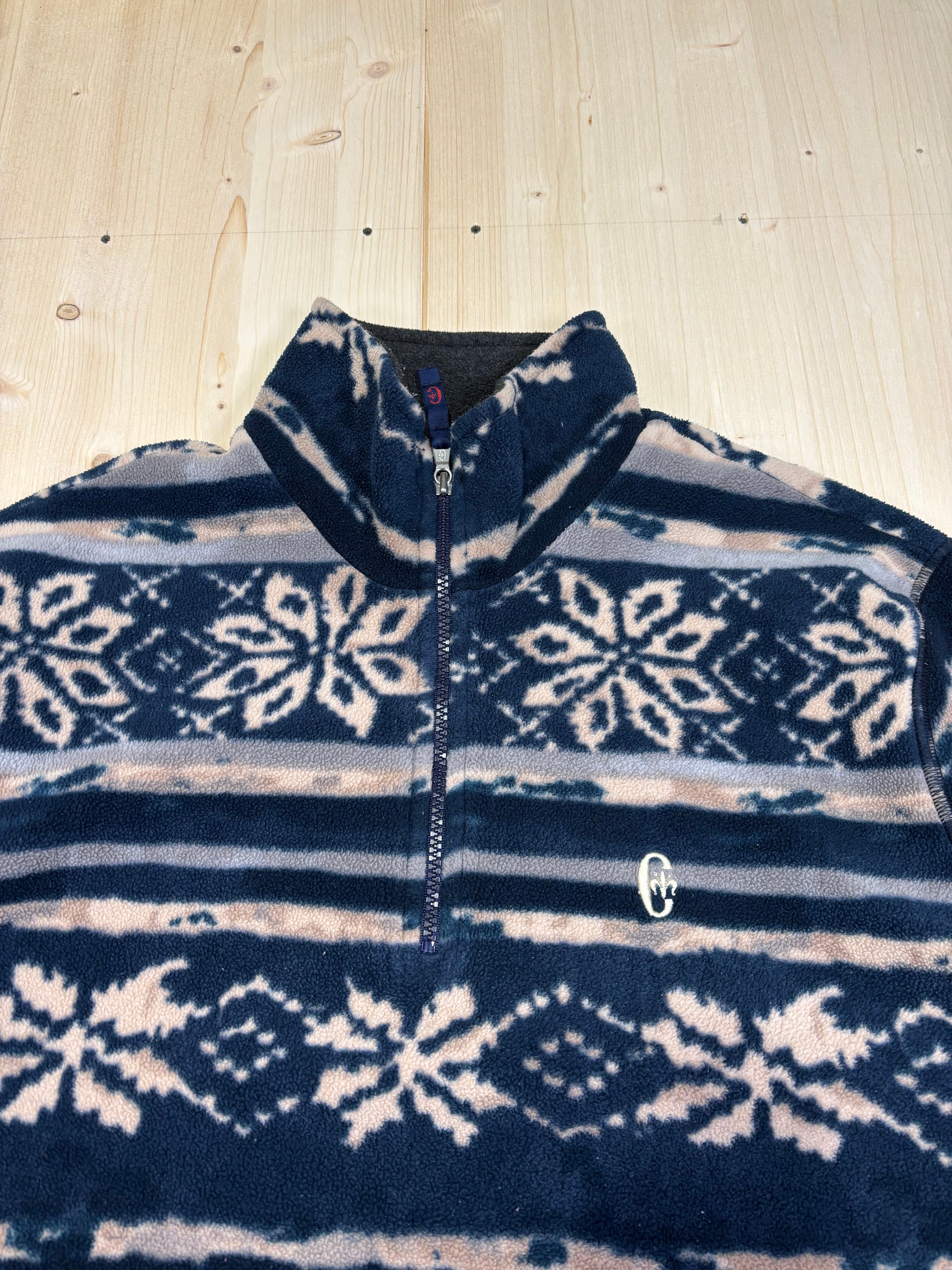 Fleece Conte of Florence Vintage – Mezza Zip – Made in Italy