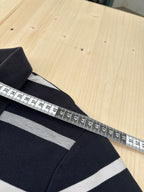Polo Nike Uomo Nera a Righe con Logo Ricamato – Regular Fit