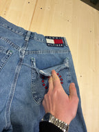 Jeans Bermuda Denim Tommy Hilfiger Vintage Baggy Donna
