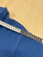 Polo Lacoste Vintage Blu con Taschino Logo Ricamato