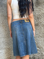 Gonna Loungette Denim Stefanel Vintage Donna