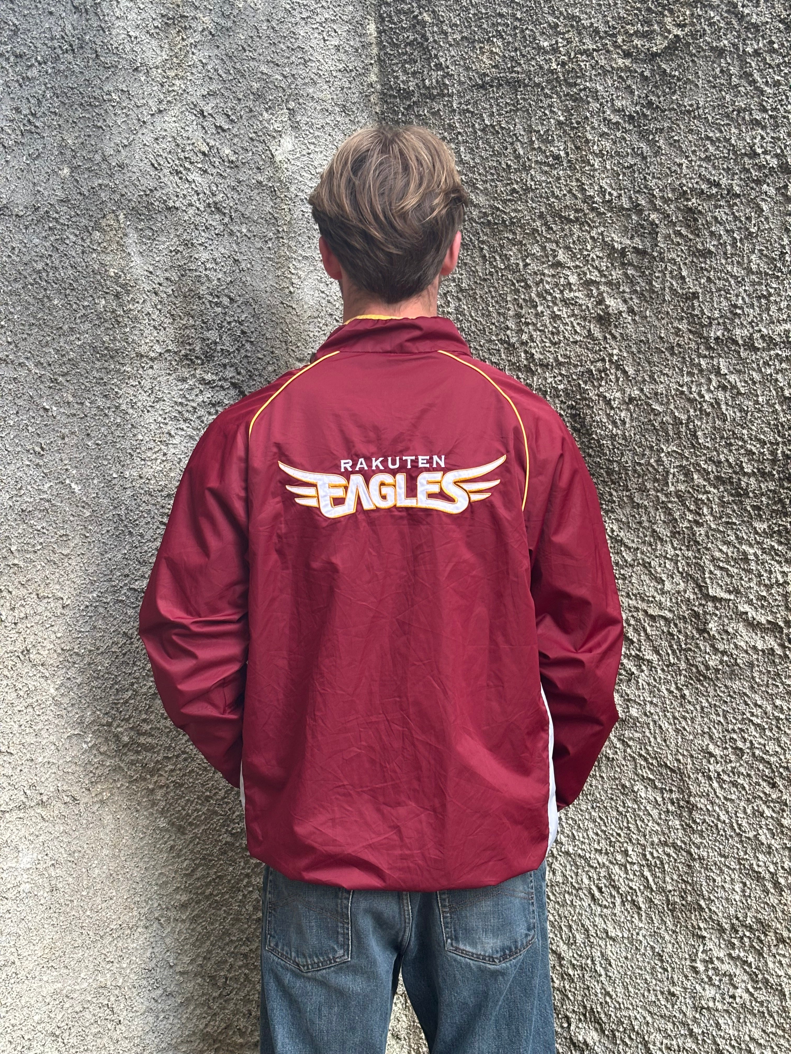 Rakuten Eagles Burgundy Full Zip Track Jacket