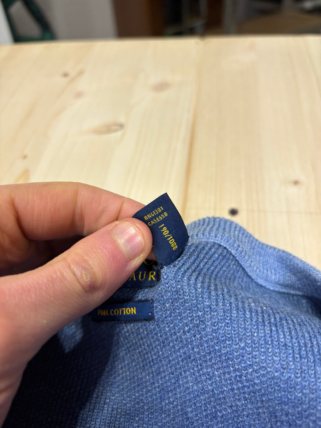 Polo Ralph Lauren Vintage Knit Vest – Light Blue