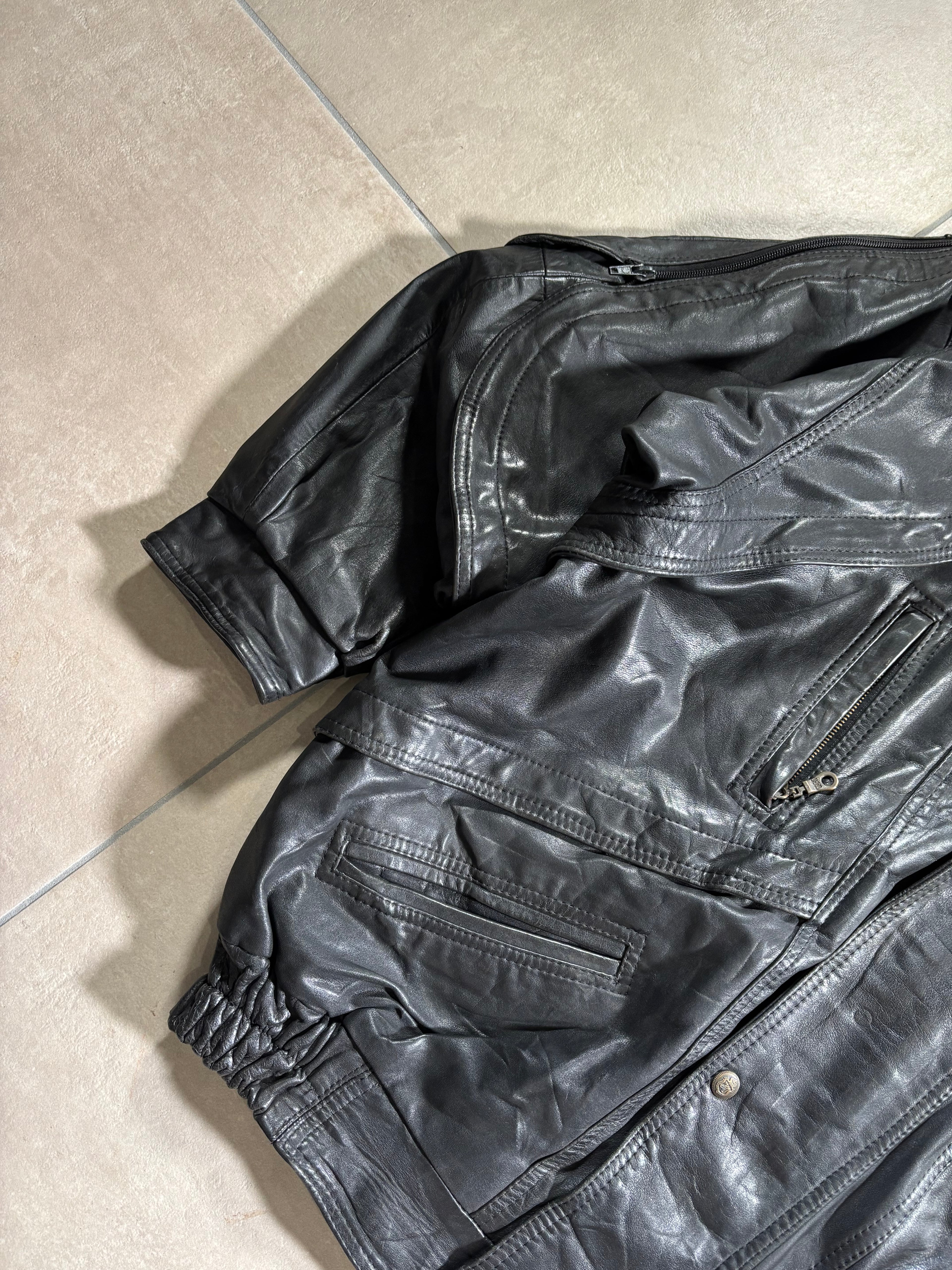 Leather Bomber 80s Vintage