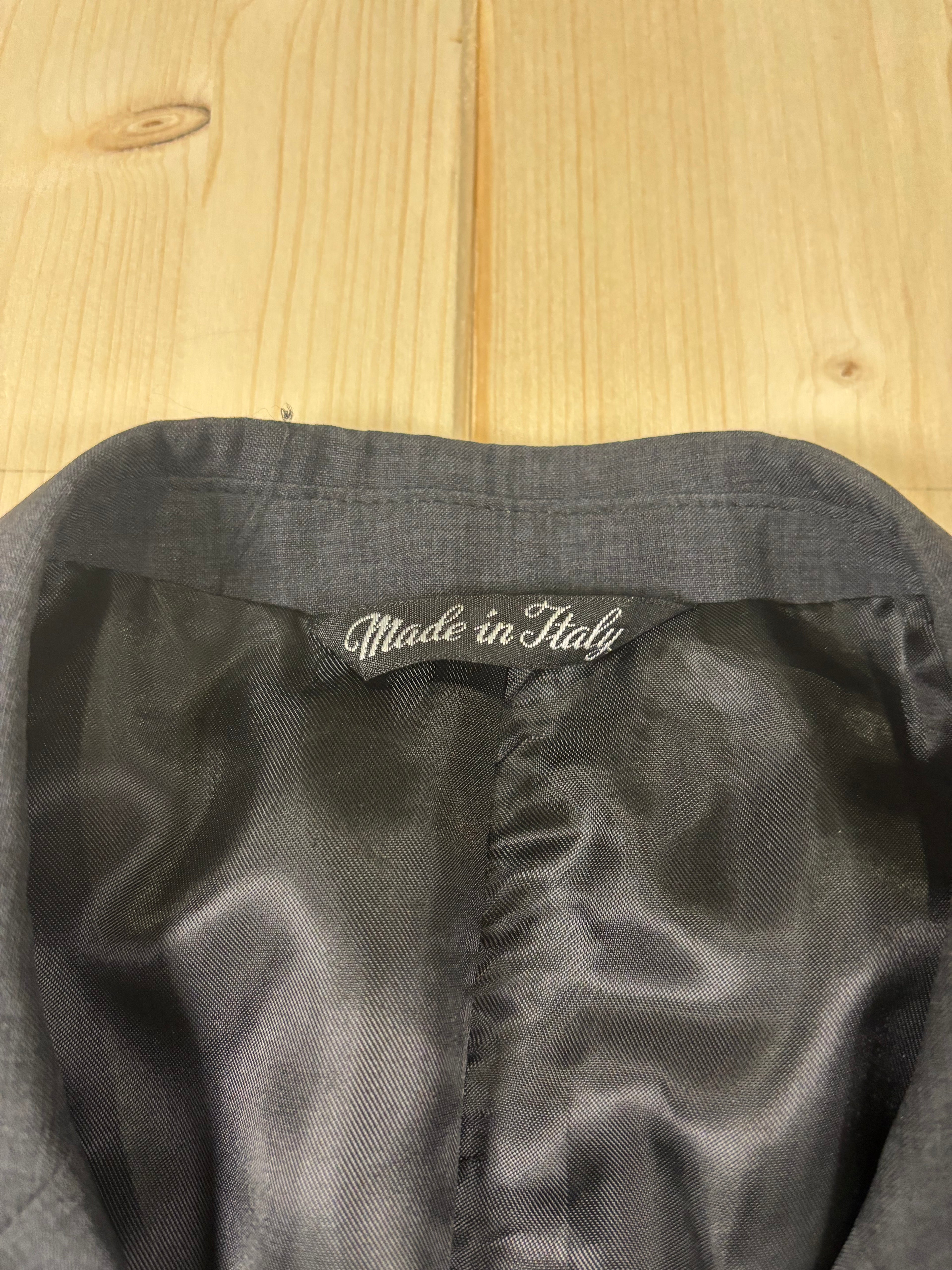 Vintage C.P. Langella Made in Italy Wool Blend Suit Set Grey 2 Piece