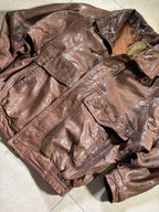 Bomber Vintage 80s in Pelle