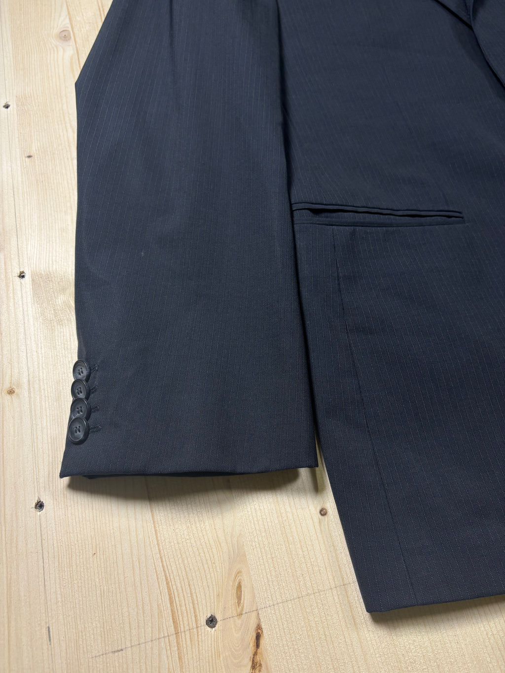 Hugo Boss Navy Wool Blend Blazer Jacket Classic 2 Button Formal