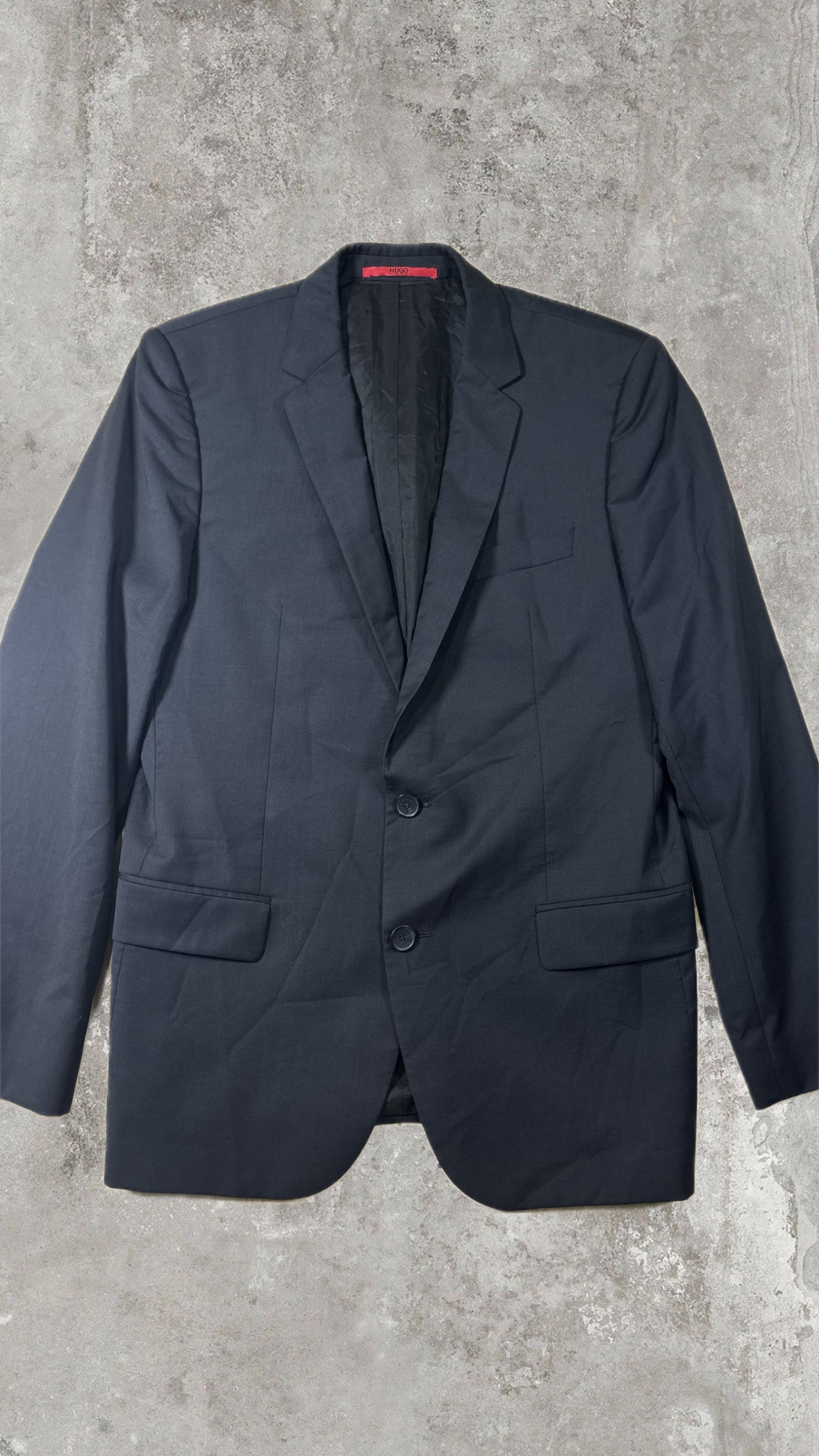 Hugo Boss Black Virgin Wool Blazer Jacket