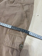 Pantalone Cargo Capri Donna Beige Vintage