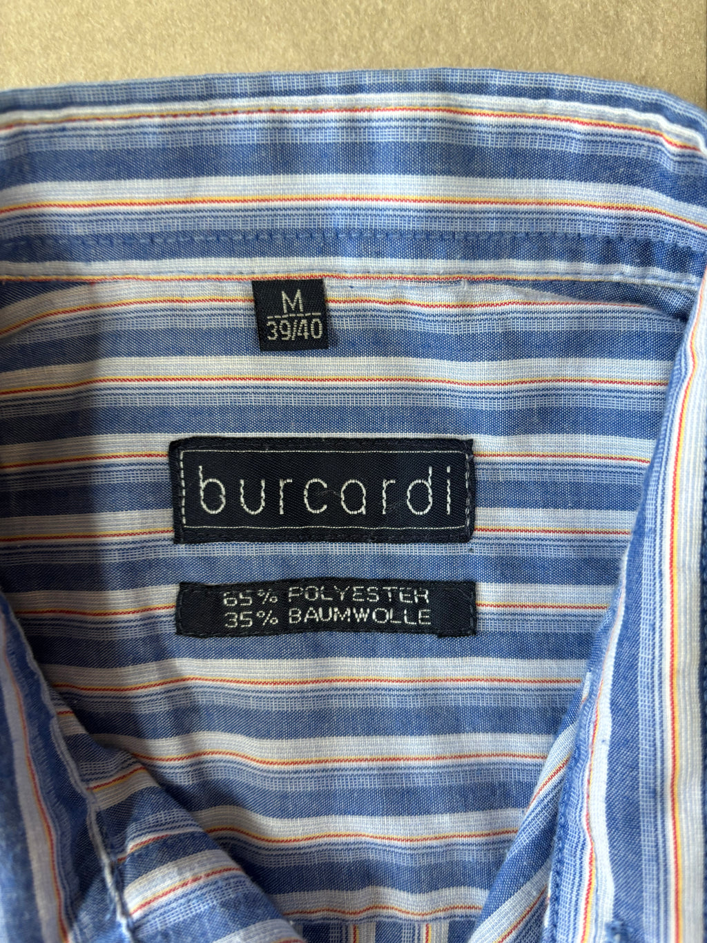 Burcordi Blue Striped Short Sleeve Shirt