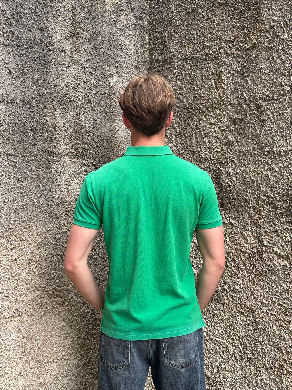Polo Peuterey Uomo Verde con Logo Ricamato – Regular Fit