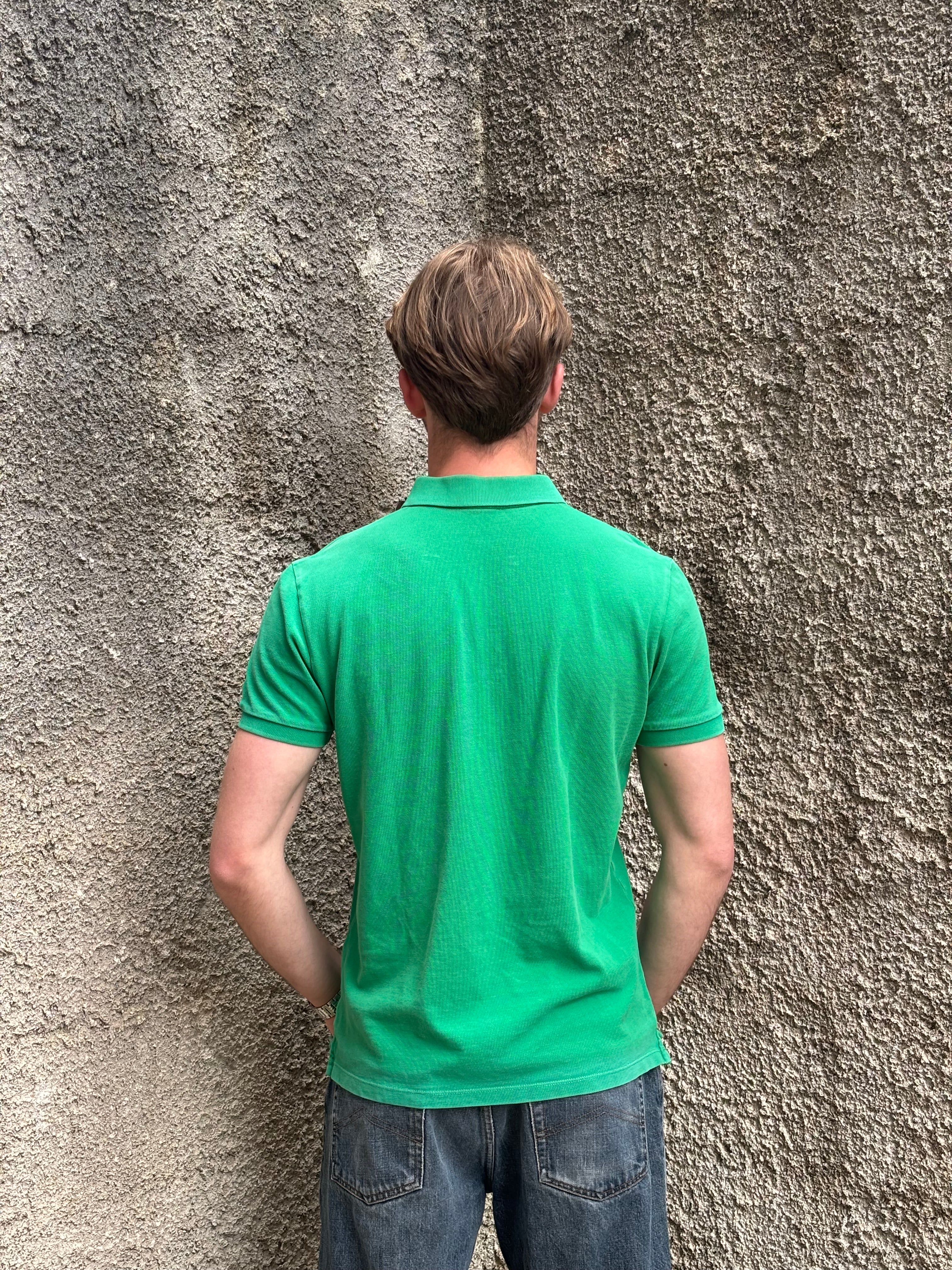Polo Peuterey Uomo Verde con Logo Ricamato – Regular Fit
