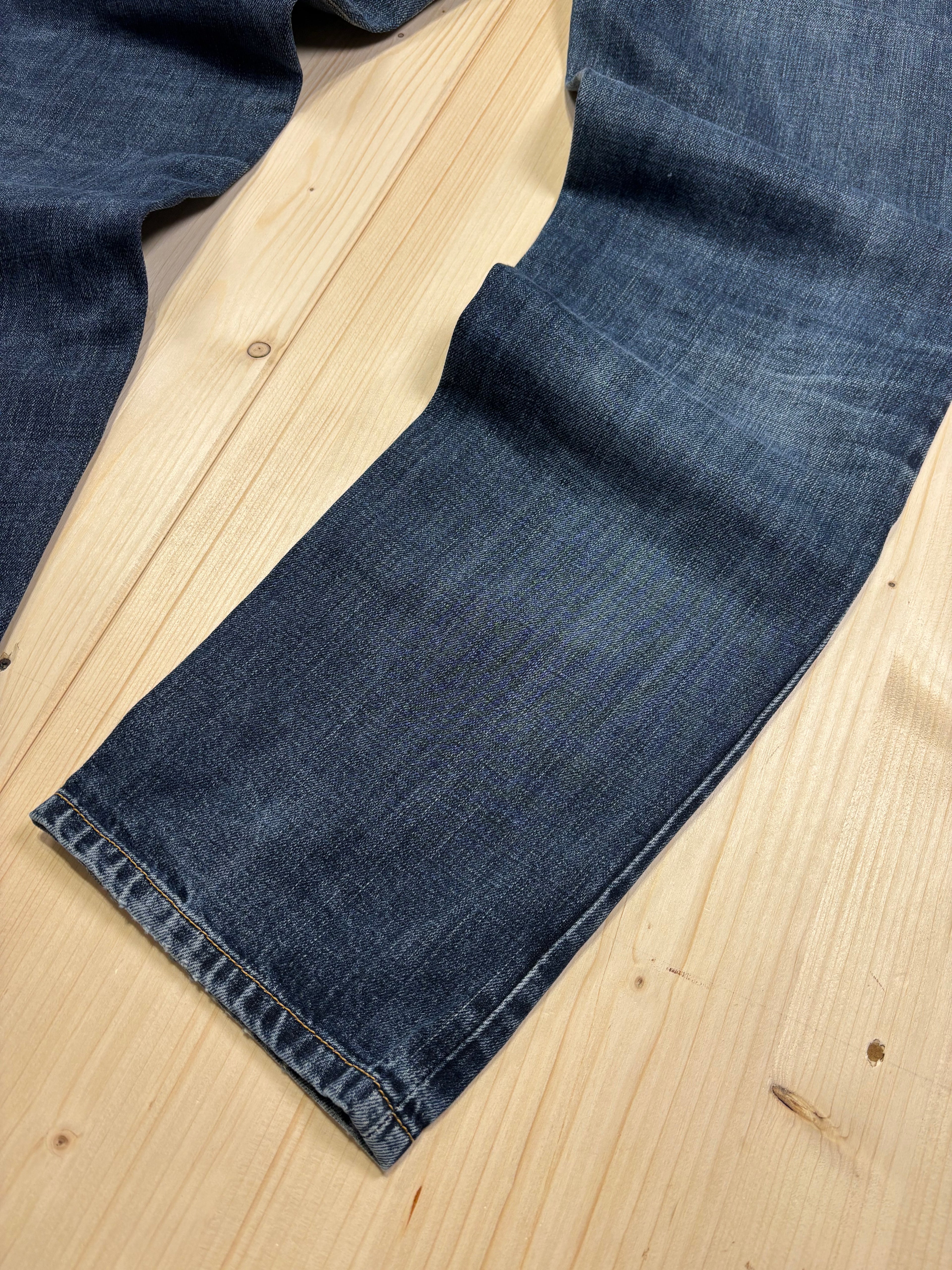 Carhartt Vintage Blue Wash Denim Jeans Straight Leg